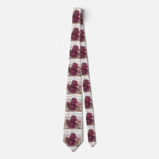 Zu den Stiefmütterchen Krawatte (Vorderseite)