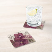 Zu den Stiefmütterchen Rechteckiger Pappuntersetzer (Vor Ort)