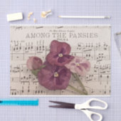 Zu den Stiefmütterchen Seidenpapier (Handwerk)