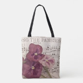 Zu den Stiefmütterchen Tasche (Rückseite)