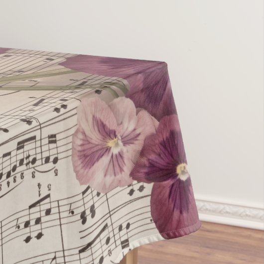 Zu den Stiefmütterchen Tischdecke (Beispiel)