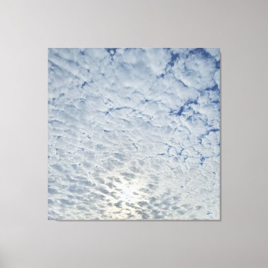 Zu den Wolken und darüber hinaus Leinwanddruck (Vorderseite)