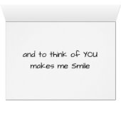 ZU DENKEN, U MACHT MICH SMILE-U R PHANTASTISCH (Innenansicht Horizontal (Unten))