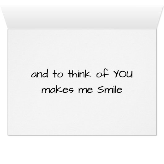 ZU DENKEN, U MACHT MICH SMILE-U R PHANTASTISCH (Innenansicht Horizontal (Unten))