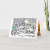 Zu diesem besonderen jemand Waterfall Gruß Karte (Rückseite)