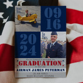 Zu diesem Foto für den militärischen Abschluss Ankündigung