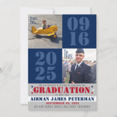 Zu diesem Foto für den militärischen Abschluss Ankündigung (Vorderseite)