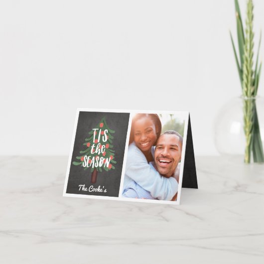 zu dieser Jahreszeit Feiertagskarte (Vorderseite)