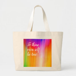 Zu dir selbst, um wahre Tote Tag von Jo Images Jumbo Stoffbeutel