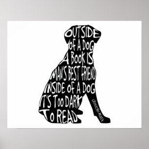 Zu dunkel zum Lesen Poster