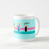 Zu, durch Chris Plante lachen Kaffeetasse (VorderseiteRechts)