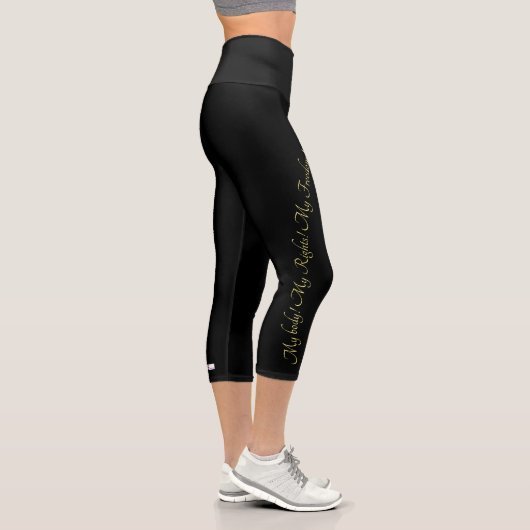 Zu echte Frauenrechte Hochwaiste Capris (Rechts)