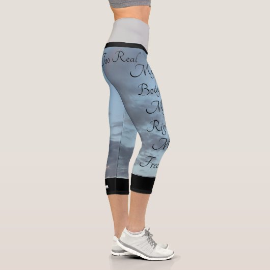 Zu echte Frauenrechte Hochwaiste Capris (Rechts)