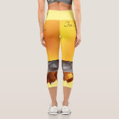 Zu echte Frauenrechte Hochwaiste Capris (Rückseite)