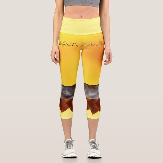 Zu echte Frauenrechte Hochwaiste Capris (Vorderseite)