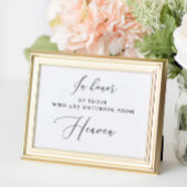 Zu Ehren derer, die aus dem Himmel schauen Poster