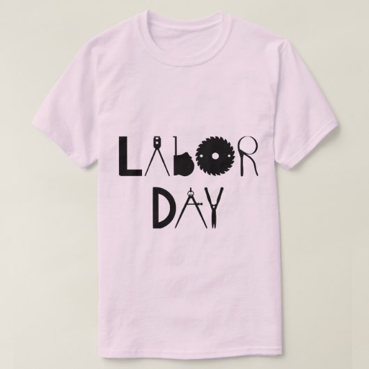 zu Ehren des Arbeitstages T-Shirt (Design vorne)
