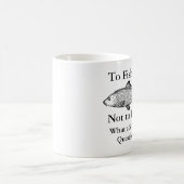 Zu eine welche dumme Fragen-Tasse fischen oder Kaffeetasse (Mittel)