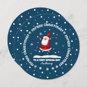 Zu einem besonderen Jungen von Weihnachten im Weih (Vorne/Hinten)