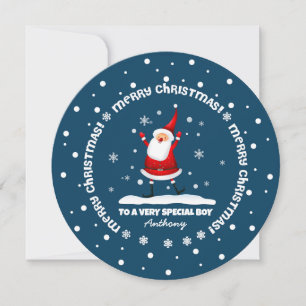 Zu einem besonderen Jungen von Weihnachten im Weih