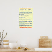 zu einem echten Leser werden Poster (Küche)