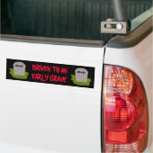Zu einem frühen Grabmal getrieben Autoaufkleber (Auf Lkw)