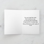 Zu einem ganz speziellen Enkel Feiertagskarte (Innenseite)