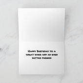 ZU EINEM "GROSSEN BOSS" HABEN EINEN GLÜCKLICHEN GE KARTE (Innenseite)