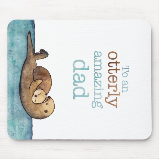 Zu einem otterly fantastischen Vati Seeotter Mousepad (Vorne)