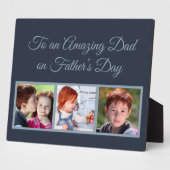 Zu einem Phantastischen Vater am Foto des Vaters Fotoplatte (Seite)