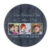 Zu einem Phantastischen Vater am Foto des Vaters Schneidebrett (Vorderseite)