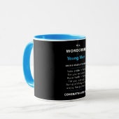 zu einem wunderbaren jungen Mann am Abschluss Tasse (Vorderseite Links)