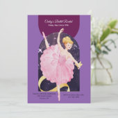 Zu einer Ballett-Erwägung Einladung (Stehend Vorderseite)