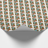 Zu einer I-Liebe Geschenkpapier (Ecke)