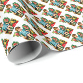 Zu einer I-Liebe Geschenkpapier (Rolleneckpunkt)