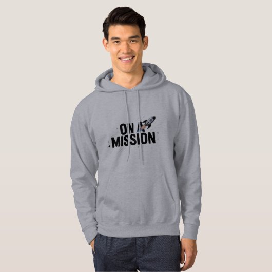 zu einer Mission, einem Retro-Raketenschiff, T - S Hoodie (Vorne ganz)