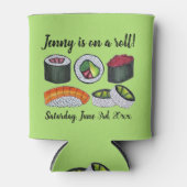 Zu einer (Sushi) Roll Gratulationen Feier Dosenkühler (Vorderseite)