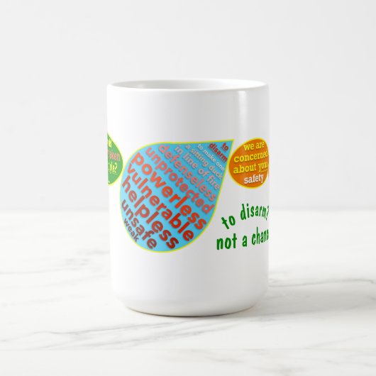 Zu entwaffnen? kaffeetasse (Mittel)