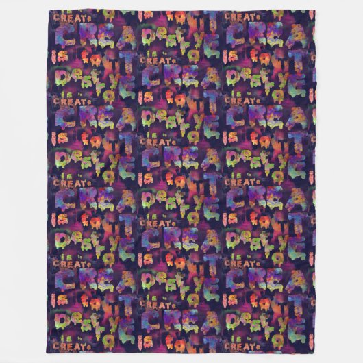 zu ERSTELLEN ist, Soft Fuzzy Blanket zu desTROY Fleecedecke (Vorderseite)