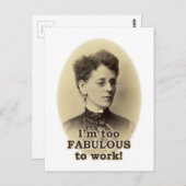 Zu fabelhaft postkarte (Vorne/Hinten)