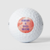 Zu faul, Dinge zu suchen Golfball (Vorderseite)