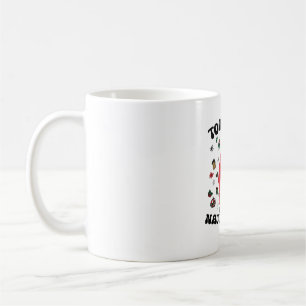 Zu faul für die unartige Liste, Lustiger Weihnacht Kaffeetasse