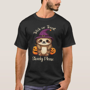 Zu faul, um Halloween-Schlappheits-Schloth Klassik T-Shirt