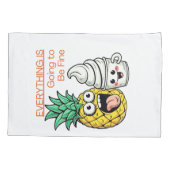 Zu feiner Hüfte Eiscreme Funny Ananas Kissenbezug (Rückseite)
