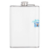 Zu fliegen, um Freund zu sein Flachmann (Rückseite)