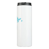 Zu fliegen, um Freund zu sein Thermosbecher (Rückseite)