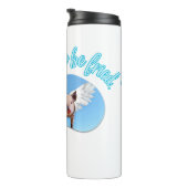 Zu fliegen, um Freund zu sein Thermosbecher (Nach rechts gedreht)