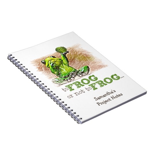 Zu Frosch oder nicht zu Frosch ... Notizblock (Rechte Seite)