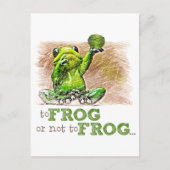 Zu Frosch oder nicht zu Frosch ... Postkarte (Vorderseite)