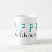 Zu früh für die Tasse des Coffee-Kaffees (Mittel)